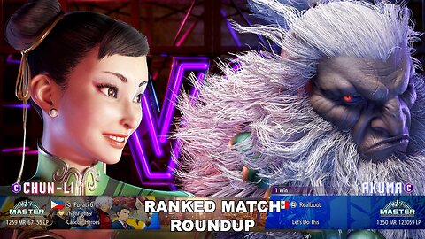 Kuya Kalbo SF6 Ranked Match Roundup. Chun Li Master Rank [Hori Fight Stick]
