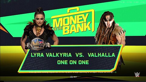 WWE 2k25 Lyra Valkyria(c) vs Valhalla