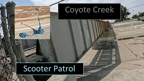Coyote Creek. May 26, 2025 Razor Scooter