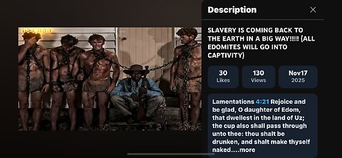 ALL Heathens (NON-Israelites) INCLUDING Edomites (so called white-ppl) will be slaves in the Kingdom