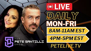 THE PETE SANTILLI SHOW 24/7 FEED: LIVE ⚡ 🇺🇸 LIVE SHOWS MON-FRI AT 8-11AM & 4-5PM