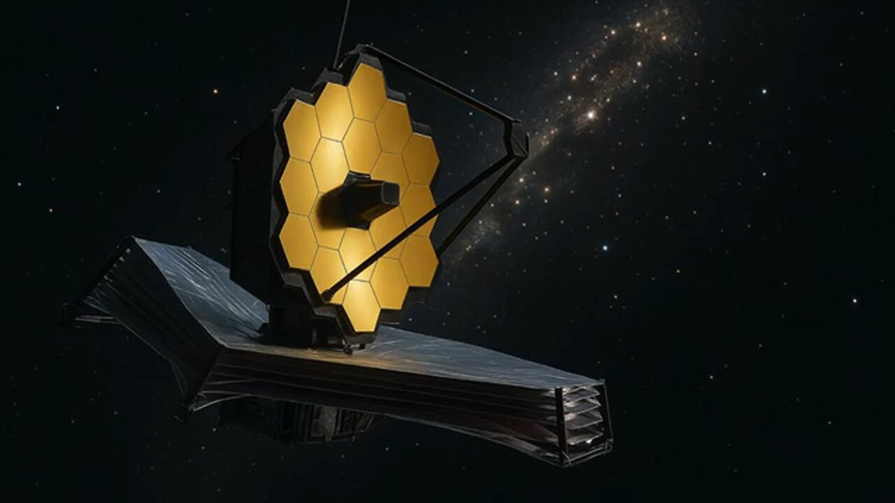 James_Webb_Spots_Ancient_Black_Hole_in_Distant_Galaxy___WION_Podcast