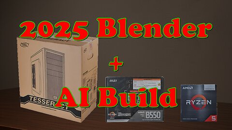 Blender & AI on My New 2025 Workstation (No GPU? No Problem!)