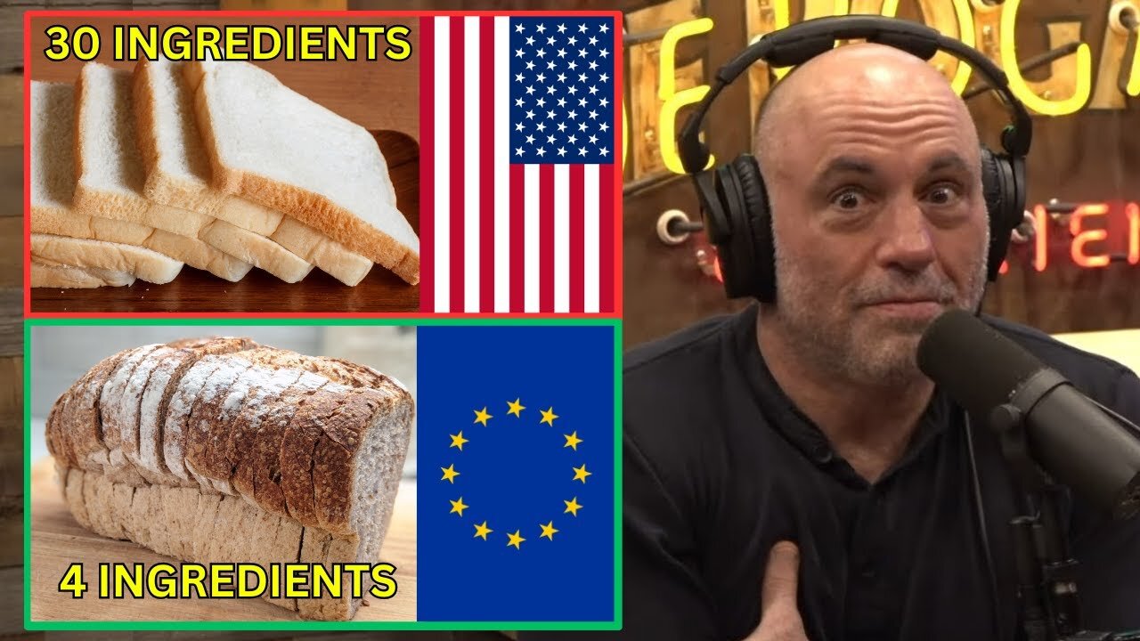 Joe Rogan: Bread in America VS Bread in Europe