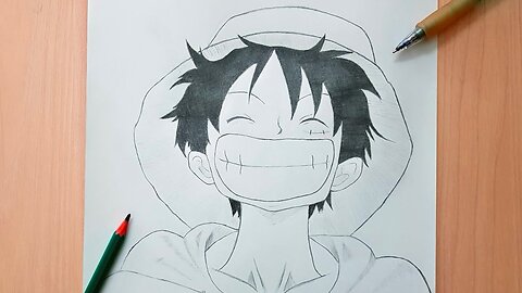 How To Draw Monkey D. Luffy ｜ One Piece - Easy Step By Step