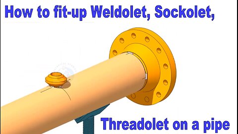 How to Properly Fit-Up Weldolet, Threadolet, and Sockolet on a Pipe