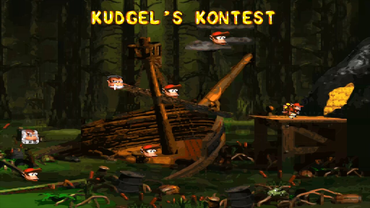 DONKEY KONG COUNTRY 2™ : DIDDY'S KONG QUEST™ / ACT 3. KREM QUAY / A3#B. KUDGEL'S KONTEST