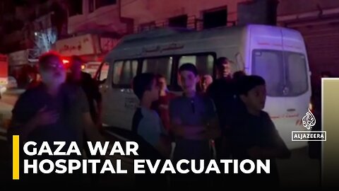 Forced evacuation of Al-Awda Hospital in Gaza under threat of bombing