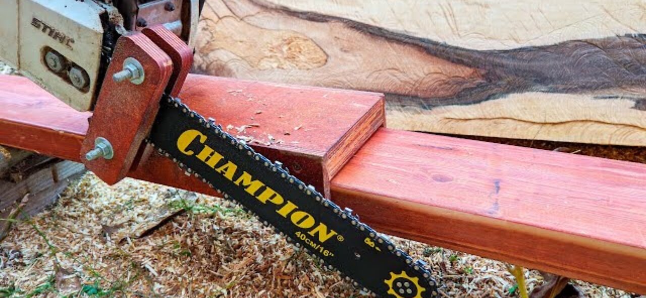 Turn Your Chainsaw into a Sawmill! | DIY Mini Mill That Actually Works
