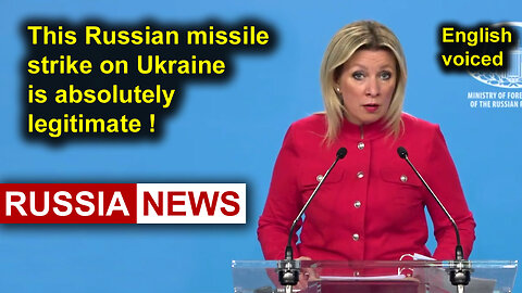 This Russian missile strike on Ukraine is absolutely legitimate!