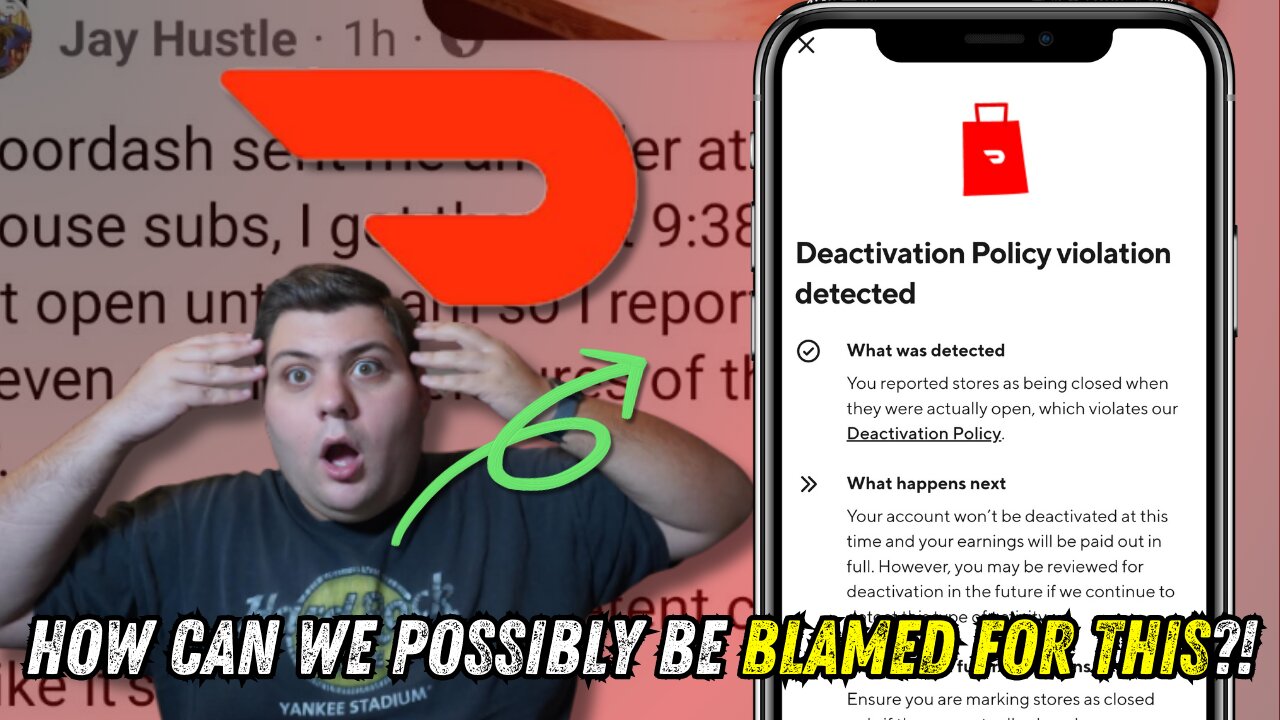 Store Closed Violation on Doordash - The TRUTH