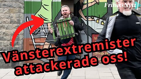 Attacker, stenkastning & kaos när vi bevakade vänstern på 1:a maj - Tor-Björn Richthoff Änglasjö