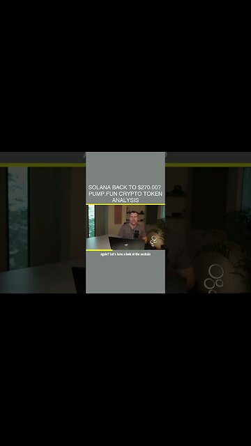 Solana Back To $270.00? 🤩 Pump.fun Crypto Token Analysis