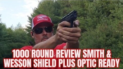 1000 Round Review Smith and Wesson M&P Shield Plus Optic Ready Night Sights Concealed Carry EDC