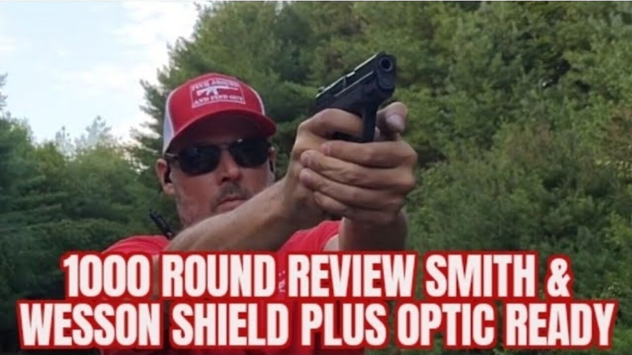 1000 Round Review Smith and Wesson M&P Shield Plus Optic Ready Night Sights Concealed Carry EDC