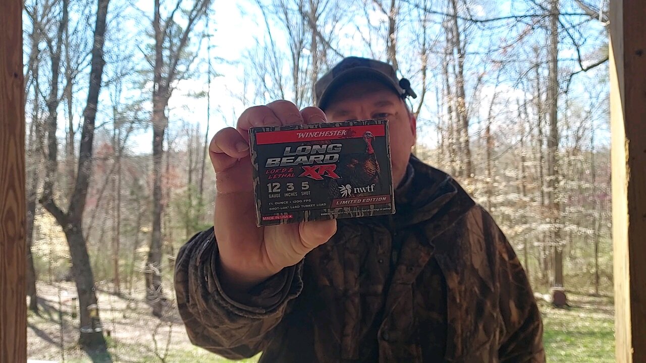 Winchester Long Beard XR Turkey Loads at 60 yards, short.