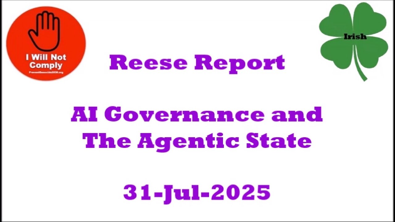 Reese Report AI Governance and The Agentic State 31-Jul-2025