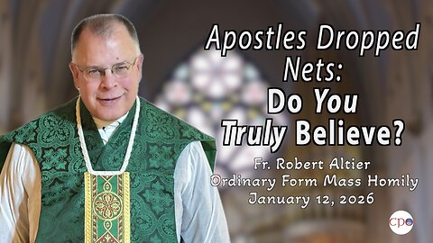 Apostles Dropped Nets: Do You Truly Believe?