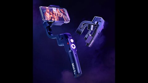Mini Anti-shake Selfie Stick with Folding Storage, Three-axis Stabilization System, Object Tracking