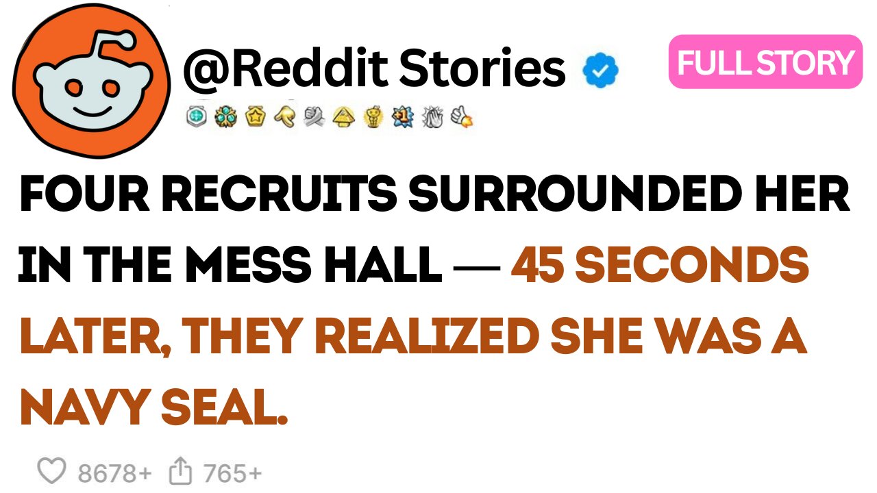 Four Recruits Surrounded Her in the Mess Hall — 45 Seconds Later, They Realized She Was a Navy SEAL.
