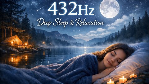 432Hz Deep Relaxation. Sleep Music. Anxiety Relief