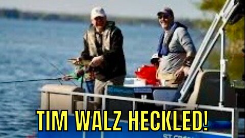 LOL! Tim Walz gets CALLED OUT to his face with a Trump voice at the 77th Governor’s Fishing Opener 🤣