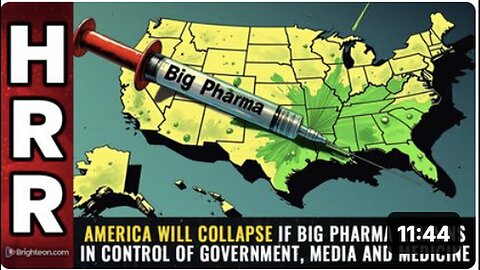 "Big Pharma's Control Over Government, Media, and Medicine Threatens US Stability"