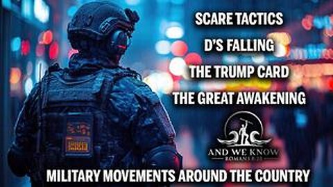 NOaDS 6.13.25- TRUMP CARD, Darkness, Scare Tactics while D’s Falling, Huge military movements