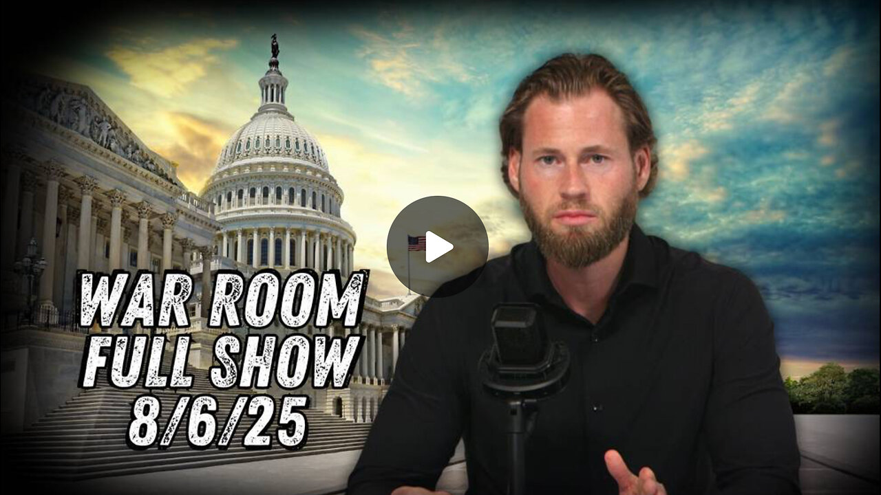 8 6 25 OWEN SHROYER War Room President Trump Says He Is Open To Meeting With Putin, Wars Continue