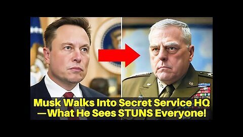 Elon Musk Walks Into Secret Service HQ – What He Sees Leaves Everyone Stunned!