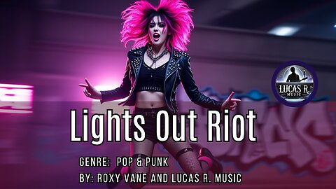 Roxy Vane - Lights Out Riot | High-Energy Pop Punk ft. Lucas R. Music