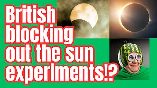 The British to spend £50 million "experimenting" with blocking the sun's rays?