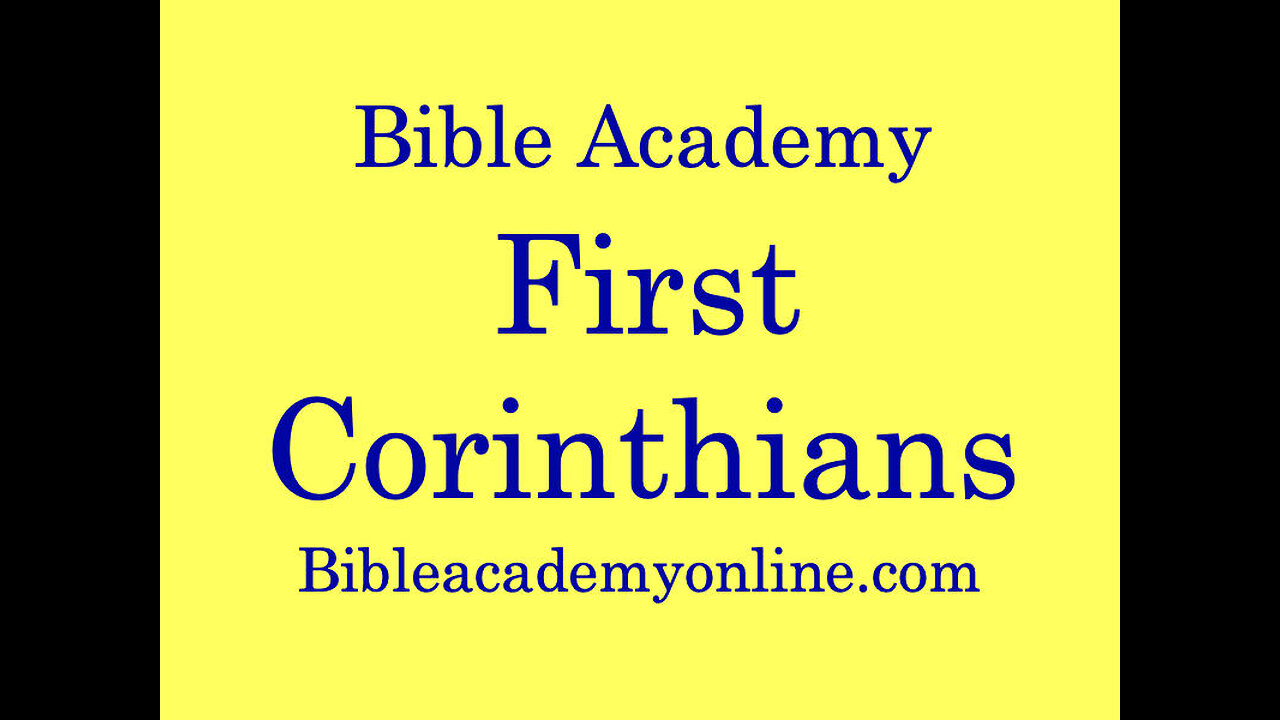 1 Cor. 2:6b-14 Lesson 7