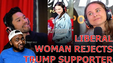 Liberal Woman REJECTS Man Then STORMS OFF Date After Finding Out He Voted For TRUMP!