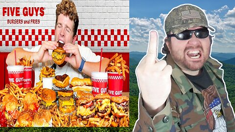 Eating The Entire Five Guys Menu! (Tommy Winkler) - Reaction! (BBT)