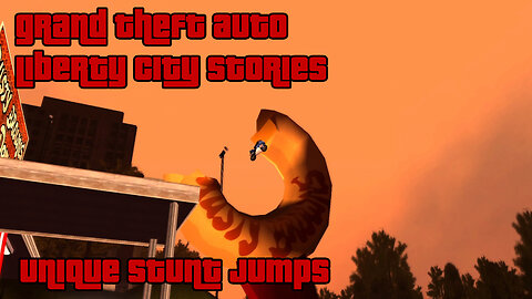 GTA: Liberty City Stories | Side Activities: Collectibles – UNIQUE STUNT JUMPS