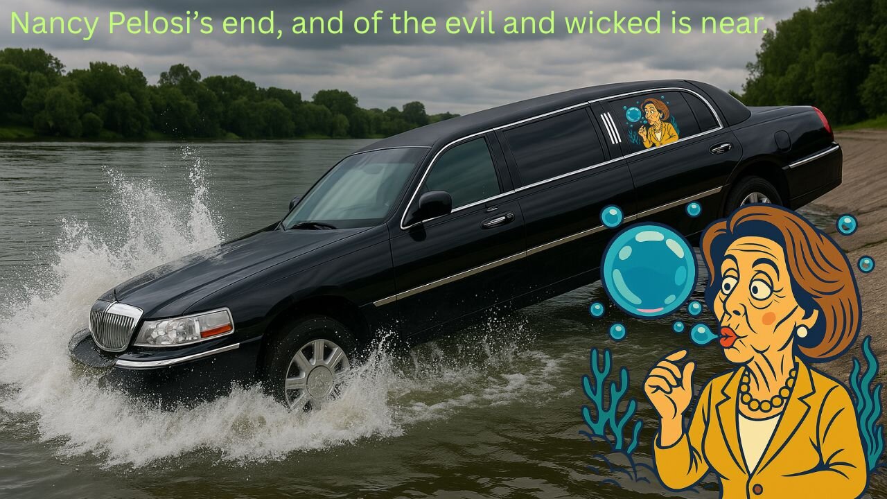 I had a dream that Nancy Pelosi drowns in the river. The reverse rapture.