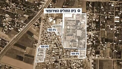 The tunnels by and under the hospital where Muhammad Sinwar was killed.