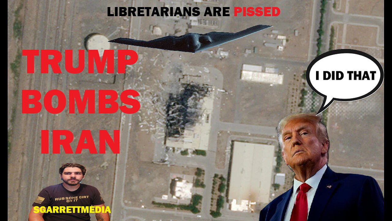 TRUMP BOMBS IRAN !!!!! sgarrettmedia