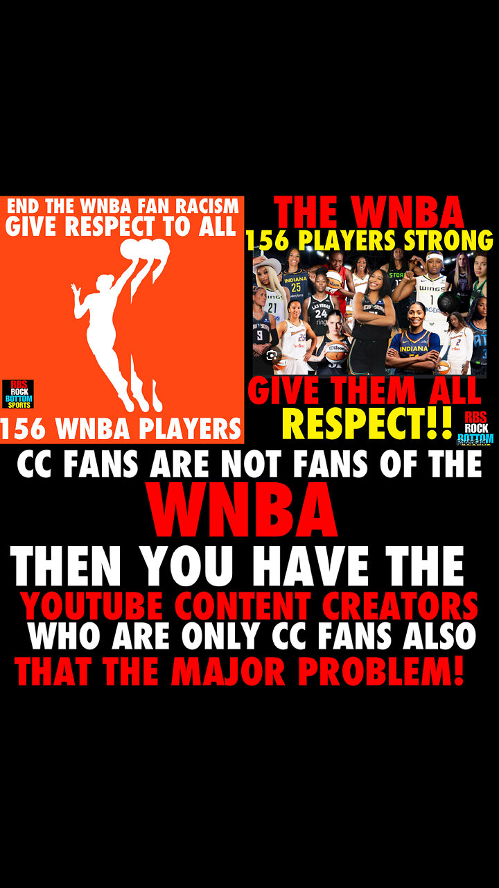 WNBAB #80 Clark fans are not WNBA fans, YouTube content creators are only Clark fans.