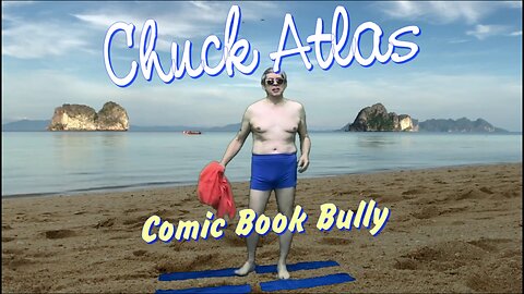 Fish Eddies ComEdy World - Chuck Atlas Comic Book Hero