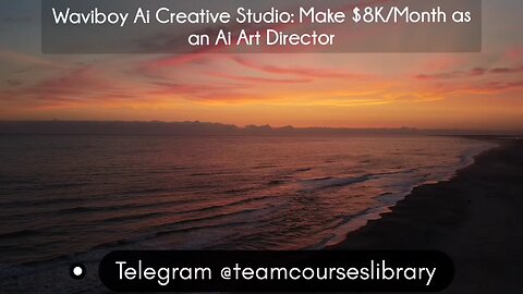(courseslibrary.com)Waviboy Ai Creative Studio: Make $8K/Month as an Ai Art Director