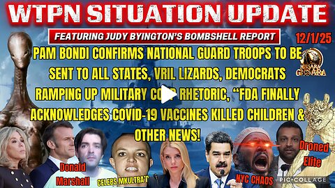 The SHituation UPDate - 12/01/25 [FDA admits C0V1D-I9 Vaxines Killed Children & Adults]