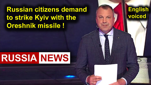 Russian citizens demand to strike Kyiv with the Oreshnik missile!
