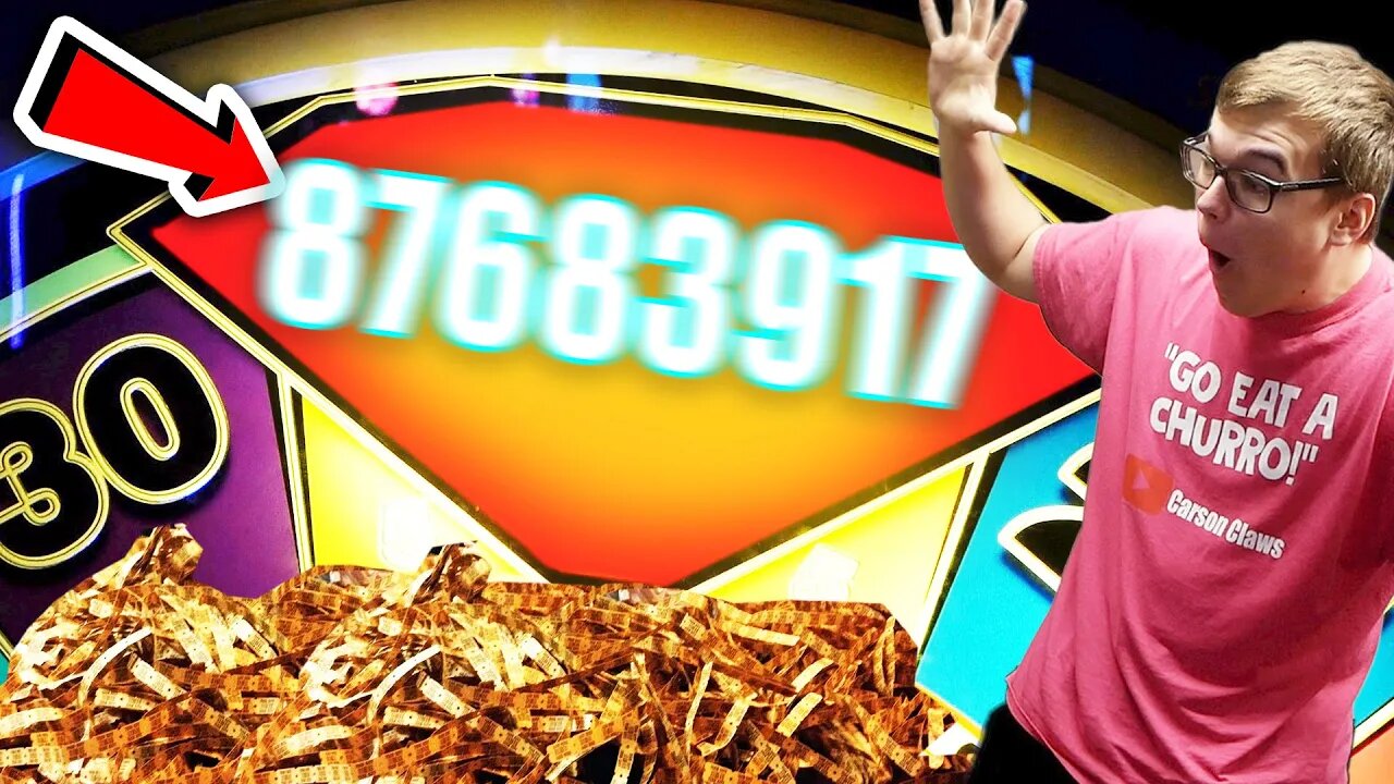 GREATEST ARCADE JACKPOT WIN OF ALL TIME!