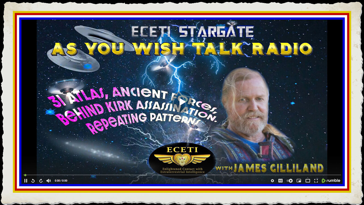 3i Atlas, Ancient Forces, Behind Kirk Assassination. Repeating Patterns