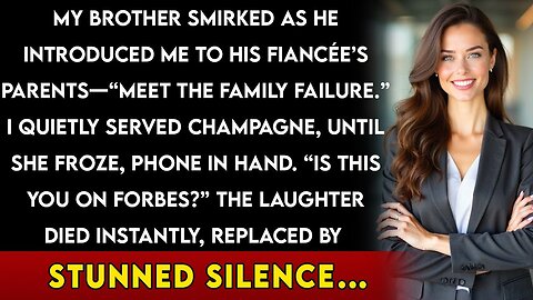 Brother Mocked Me as ‘Family Failure’—Then His Fiancée Learned I Was the Billionaire CEO