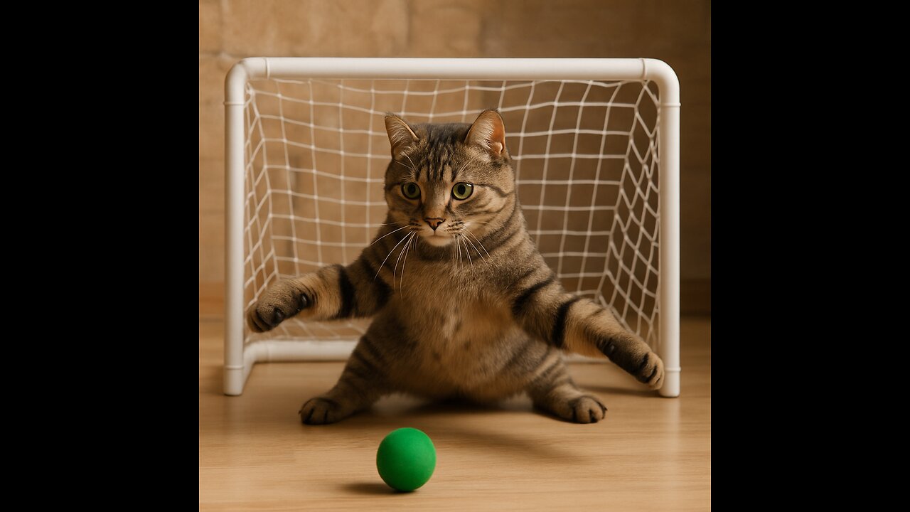 Tommy Hilfiger the Cat vs. Tiny Ball – Cutest Game Ever!"
