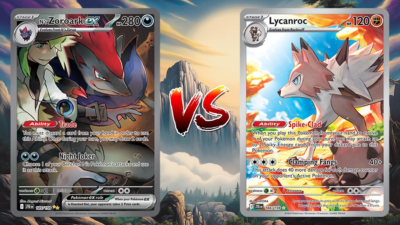 Pokemon TCG Live N's Zoroark EX VS Lycanroc Froslass!!