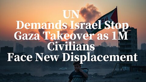 UN Demands Israel Stop Gaza Takeover as 1M Civilians Face New Displacement